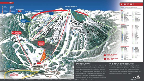 Red Mountain Trail Map