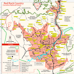Red Rock County Trail Map