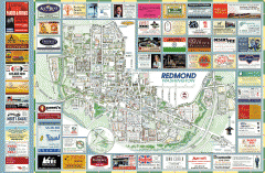 Redmond tourist map