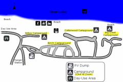 Rendezvous Beach Map