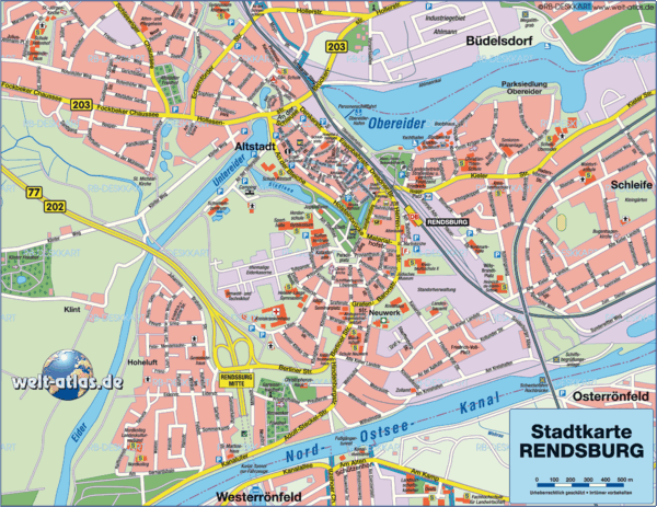 Rendsburg Map
