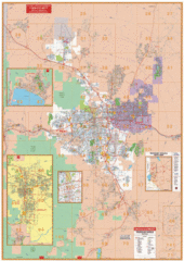 Reno, Nevada City Map