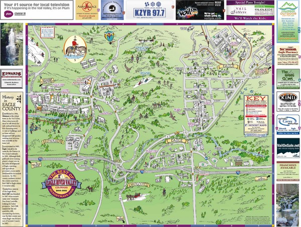 Resort Maps of Eagle River Valley Map