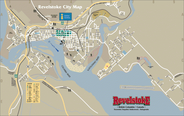 Revelstoke City Map