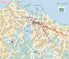 Reykjavik Center Tourist Map Reykjavik Center Tourist Map