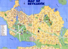 Reykjavik City Map