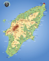 Rhodes Physical Map