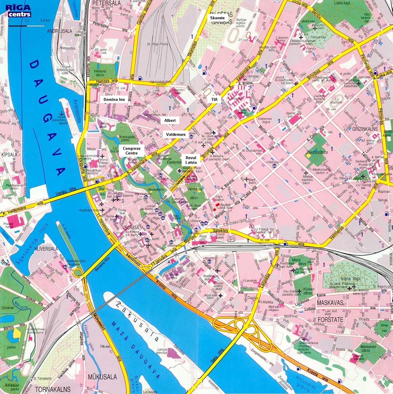 Maps of Riga | Maps – Map of Subway, Metro Map, Map of Europe, Map ...