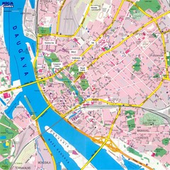 Riga City Map