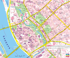 Riga Tourist Map Riga Tourist Map