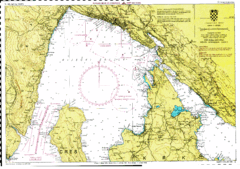 Rijeka hajózási Map