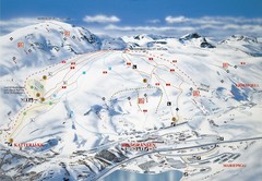 Riksgränsen Ski Trail Map