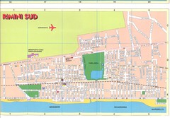 Rimini sud Map