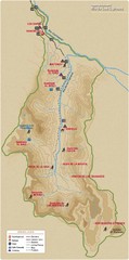 Rio de los Cipreses River Map