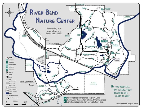 River Bend Nature Center Map