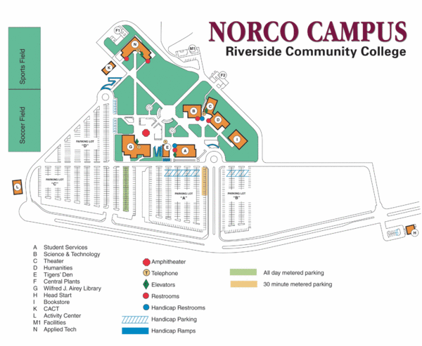 Riverside Community College Map