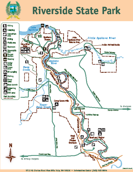 Riverside State Park Map