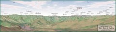 Roan Mountain Panorama Map