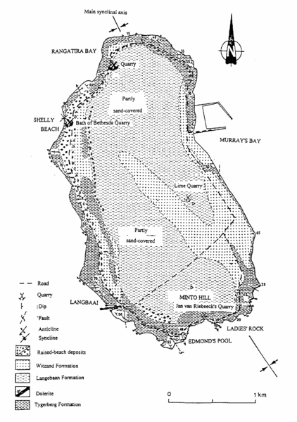 Robben Island Geological Map