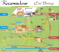 Rocamadour Map
