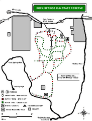 Rock Springs Run State Reserve Trail Map