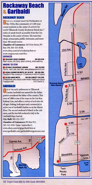 Rockaway Beach Oregon Map - vrogue.co