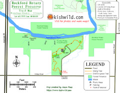 Rockford Rotary Forest Preserve Map