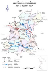 Roi Et Tourist Map