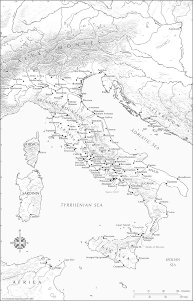 Roman Italy Map