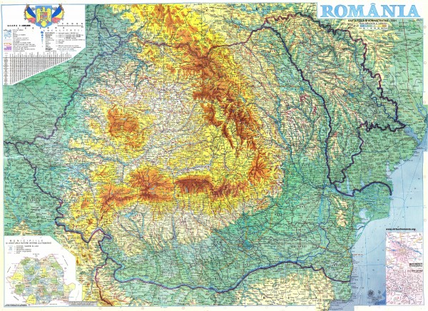 Romania Overview Map