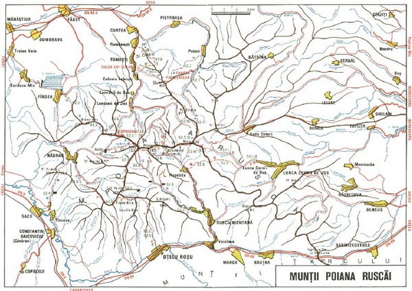 Romanian Touristic Routes 2 Map