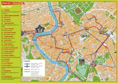 Rome City Tourist Map