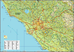 Rome Province Map