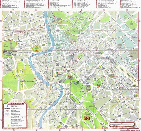 Rome (Roma) Map