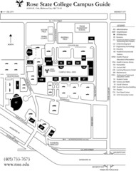 Rose State College Campus Map