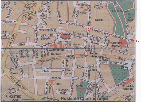 Roskilde Town Map