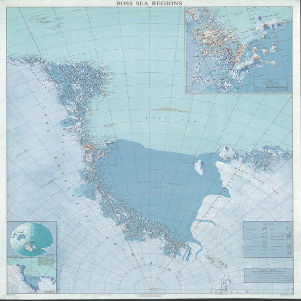 Ross Sea Regions Map Ross Ice Shelf Antarctica • mappery