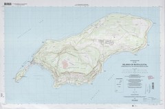 Rota island topo Map