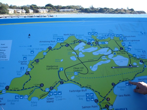 Rottnest Island Map