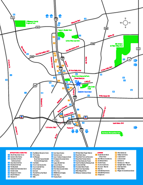 Round Rock Texas Map