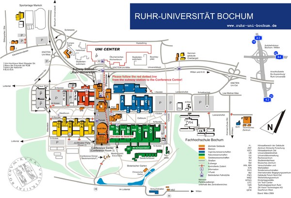 Ruhr-Universitat Campus Map