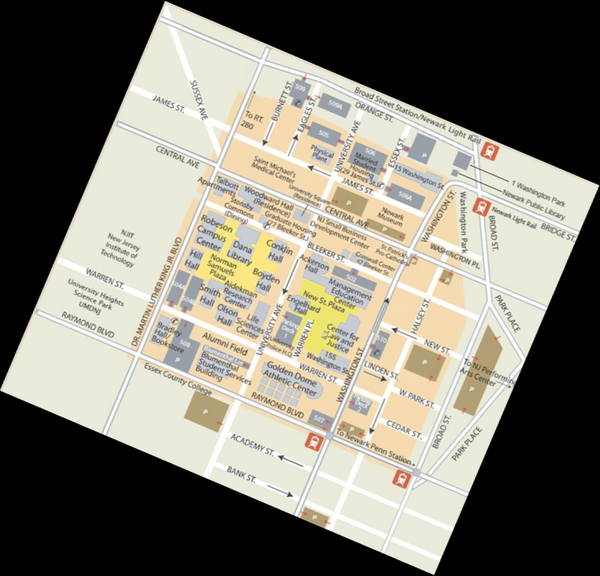 Rutgers University Map