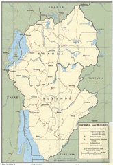 Rwanda and Burundi Guide Map Rwanda and Burundi Guide Map