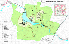 Ryerson Station State Park map