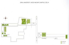 SRM University, Modi Nagar Campus Map