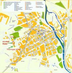 Saalfeld Tourist Map