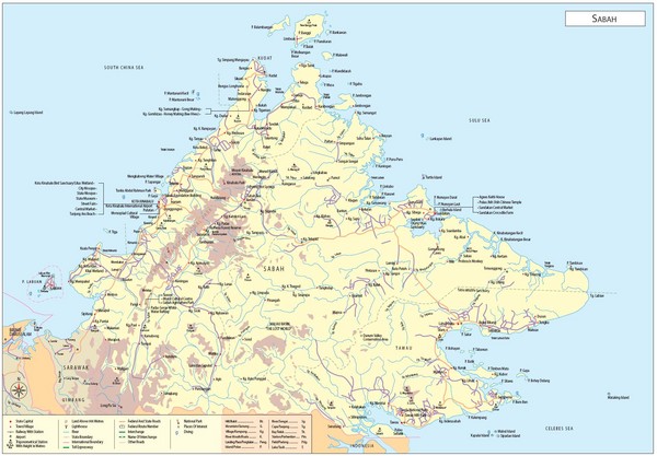 Sabah Map