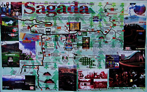 Sagada Philippines Tourist Map
