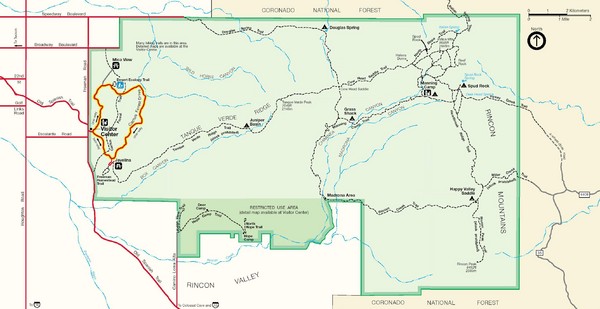 Saguaro Park Map