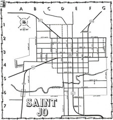 Saint Jo City Map